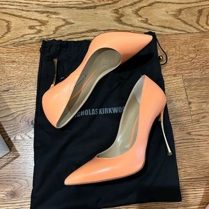 Nicholas kirkwood womens peach heels